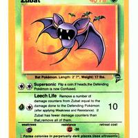 ZUBAT POKEMON 40 HP SUPERSONIC LEECH LIFE 10-1999-