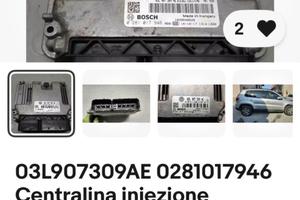 03L907309AE 0281017946 Centralina iniezione VOLKSW