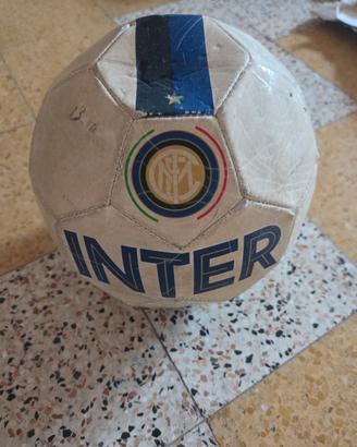 Pallone inter Centenario Scudetto Usato Cuoio