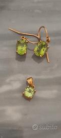 parure in peridoto del kashmir 