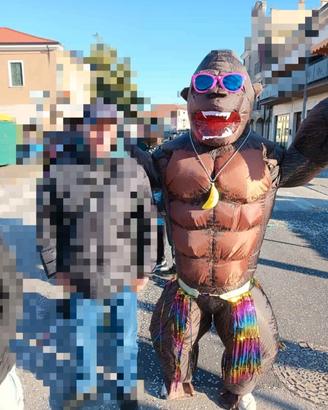 vestito di carnevale gonfiabile 