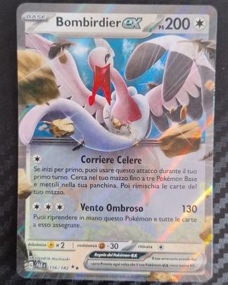 Carta Pokemon Bombirdier ex 156/182 PAR Paradosso