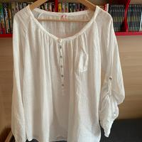 Blusa bianca da donna