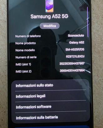 Samsung A52 5g