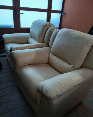 poltrona Doimo in pelle