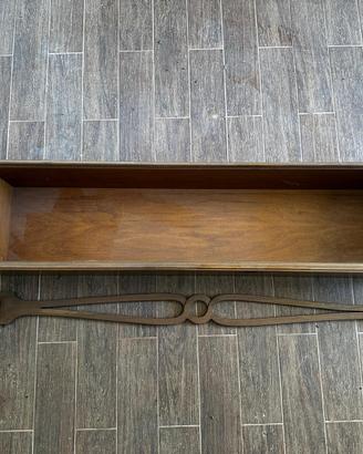 Scaffale / Mensola da Parete con Vasca in Legno