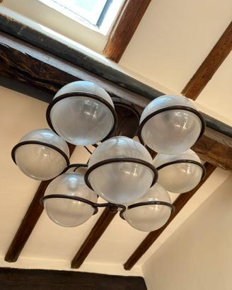 Lampadario Gino Sarfatti Arteluce 2042/9