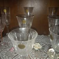 Set completo bicchieri  in cristallo