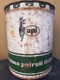 Per COLLEZIONE! Fusto olio miscela API anni'70 