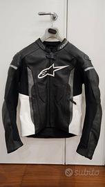 Giacca Moto in pelle Alpinestars taglia 52 