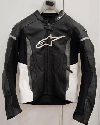 Giacca Moto in pelle Alpinestars taglia 52 