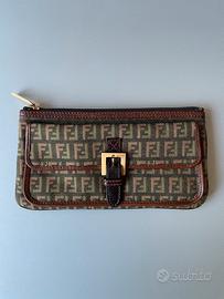 Pochette FENDI  in Tela Zucchino