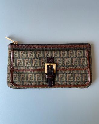 Pochette FENDI  in Tela Zucchino