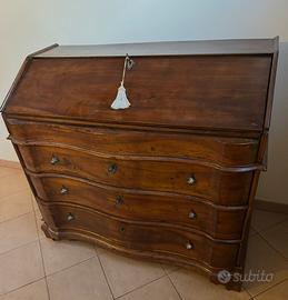 Cassettiera 700 ribalta in noce