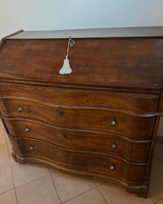 Cassettiera 700 ribalta in noce