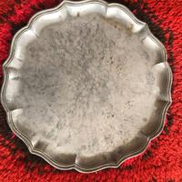 Grande Vassoio/Piatto Portata 34cm Peltro Massicci