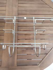 aste cucina in acciaio