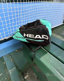 Borsa racchette HEAD Tour Team XL turchese e nera