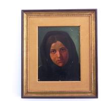 Ritratto femminile - Anno 1874 - Olio su tela