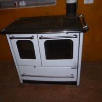 Stufa economica a legna doppia combustione