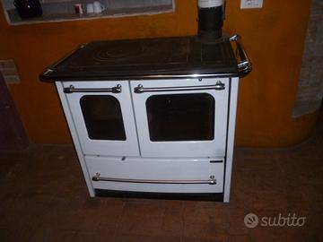 Stufa economica a legna doppia combustione