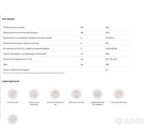 CALDAIA A PELLET KLOVER 29 KW