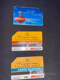 Schede telefoniche rarissime