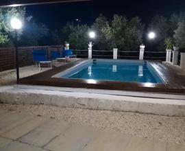 Villa trullo con piscina