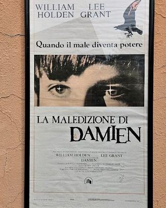 LOCANDINA VINTAGE CINEMA POSTER ORIGINALE DAMIEN