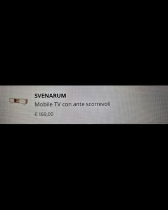 mobile TV con ante scorrevoli IKEA