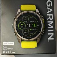 FENIX 8 51 MM SOLAR SAPPHIRE PREMIUM - NUOVO