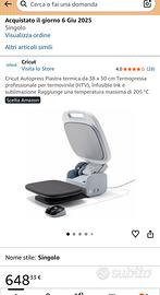 NUOVO Cricut Autopress Piastra termica