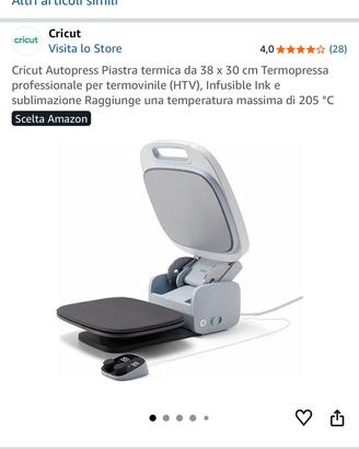 NUOVO Cricut Autopress Piastra termica
