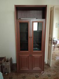 Vetrina in legno vintage
