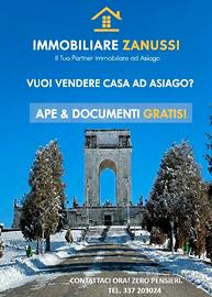 Vendi Casa ad Asiago? Servizi Tecnici e APE GRATIS