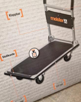 meister carrello piattaforma pieghevole