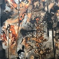 Bussotti renzo, tecnica mista