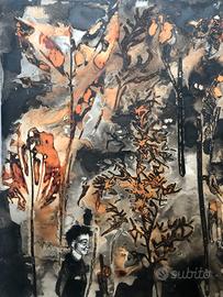 Bussotti renzo, tecnica mista