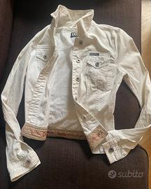 Giacca jeans bianca Dolce & Gabbana