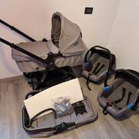 Trio Kinderkraft passeggino ovetto navicella 