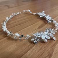 Coroncina per acconciatura donna per Cerimonie 