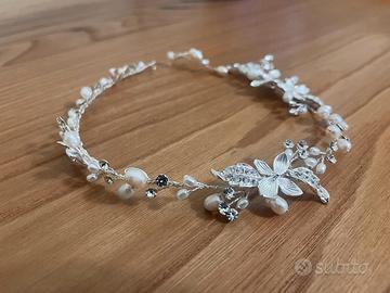 Coroncina per acconciatura donna per Cerimonie 