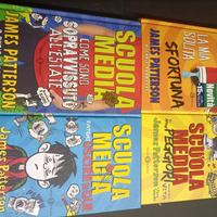 4 libri James Patterson scuola media