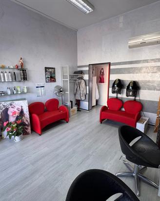 Salone di parrucchiera avviato ed economico