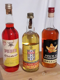 Liquori Vintage ( tris) in bottiglia anni 70/80