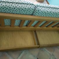 DIVANO LEGNO MASSICCIO