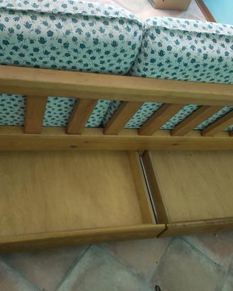 DIVANO LEGNO MASSICCIO