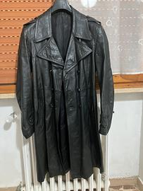 Trench in vera pelle