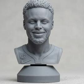 Stephen Curry, giocatore di basket NBA Sculpture