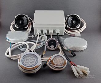 Cromoterapia con amplificatore bluetooth